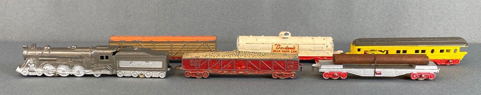 Group of 6 Tootsie Toy Die-Cast Train Cars (1 of 5)