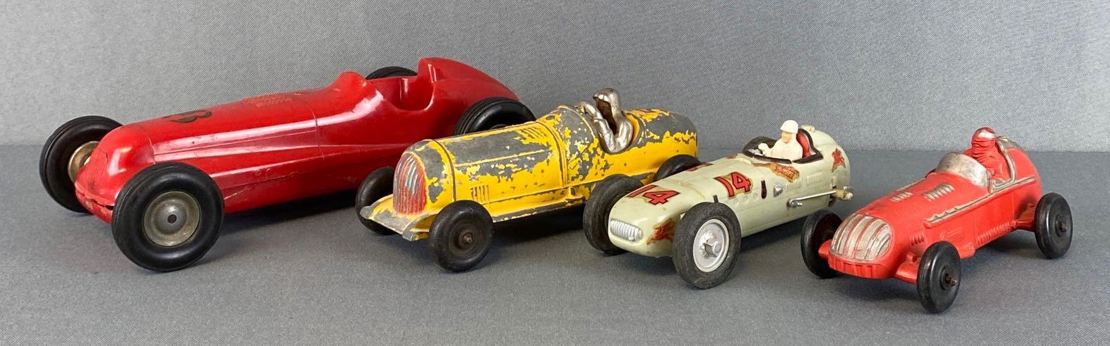 Group of 4 Assorted Toy Drag Race Cars (1 of 14)