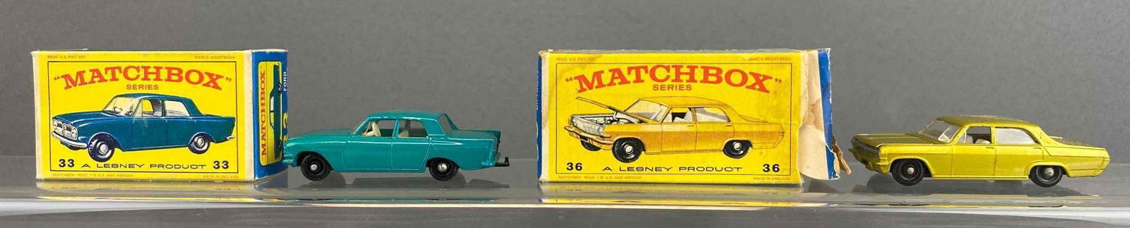 Group of 2 Matchbox No. 33 and 36 (1 of 9)