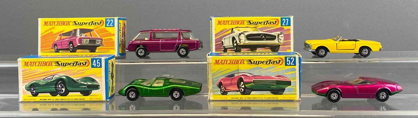 Group of 4 4 Matchbox Superfast Die-Cast Vehicles (1 of 9)