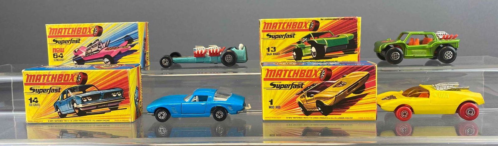 Group of 4 Matchbox Superfast Die-Cast Vehicles (1 of 9)