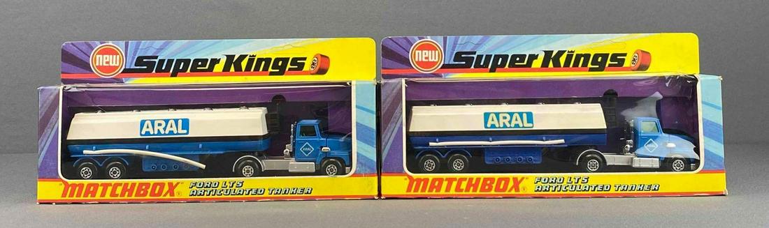 Group of 2 Matchbox Superkings Ford LTS Articulated Tanker (1 of 3)