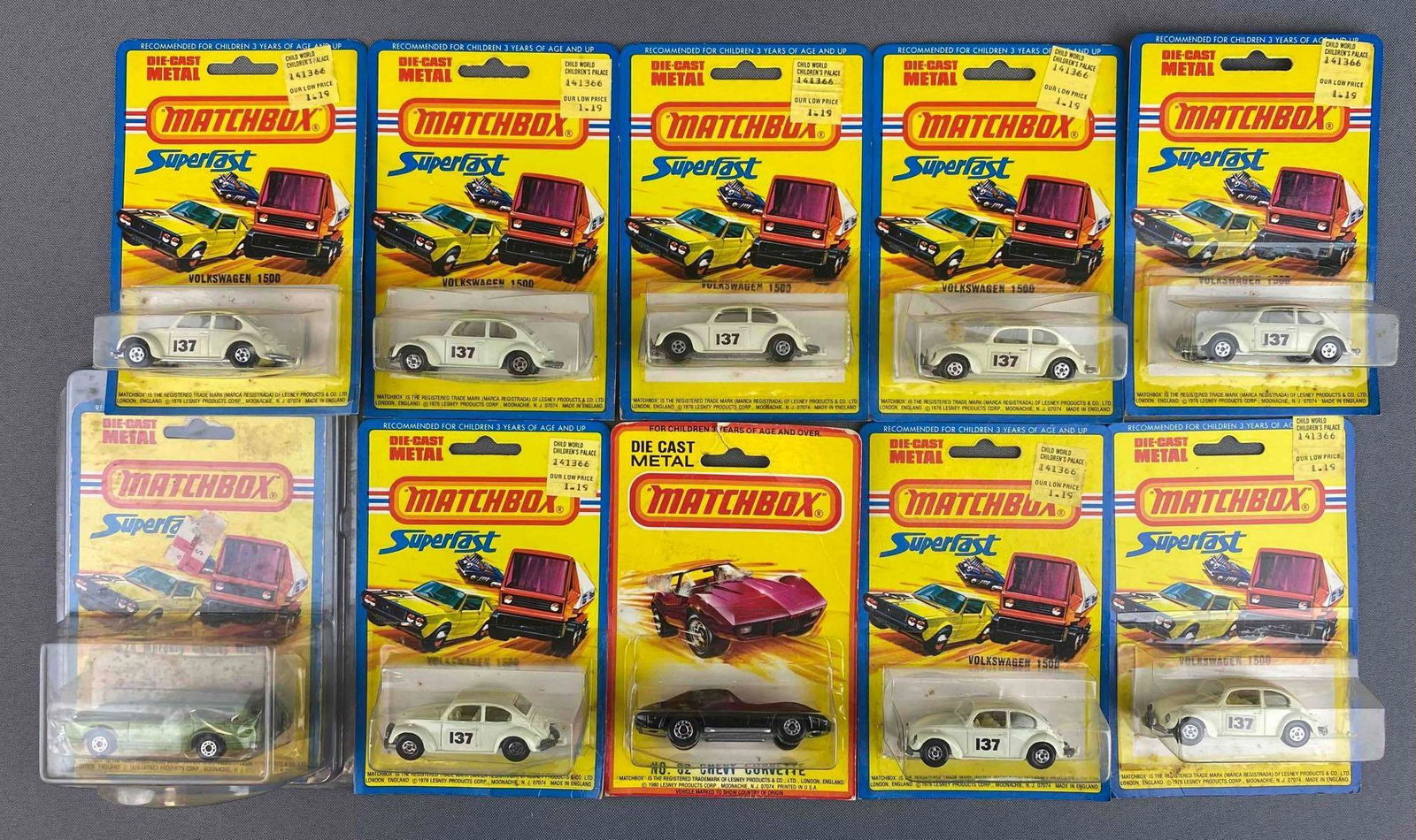 Group of 10 Matchbox Assorted Die-Cast Vehicles (1 of 4)