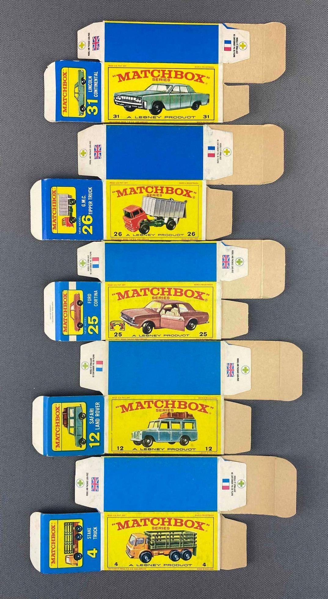 Group of 5 Matchbox E Type Boxes (1 of 2)
