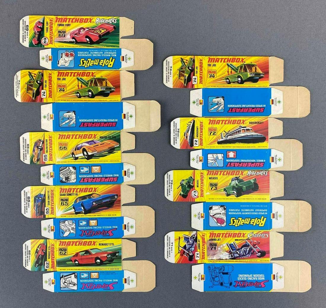 Group of 9 Matchbox I Type Boxes (1 of 2)