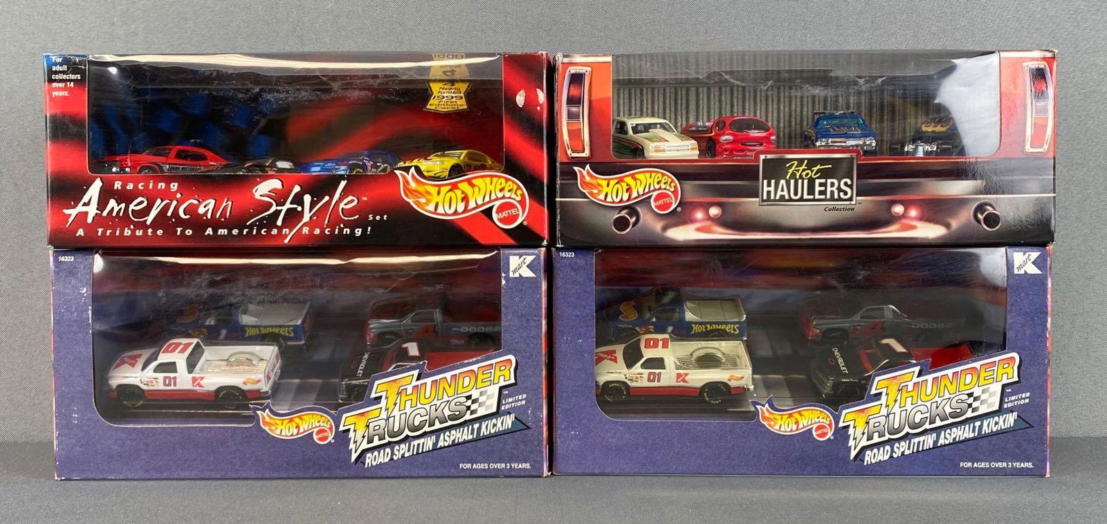 Group of 4 Assorted Hot wheels Die-Cast Vehicle Sets (1 of 6)
