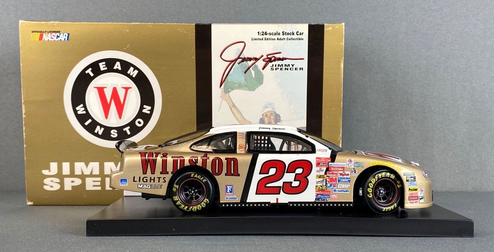 Action Jimmy Spencer No. 23 Winston Gold Stock Car (1 of 4)