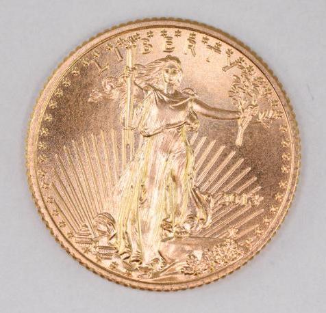 2013 $5 American Eagle 1/10thoz. .999 Fine Gold (1 of 2)