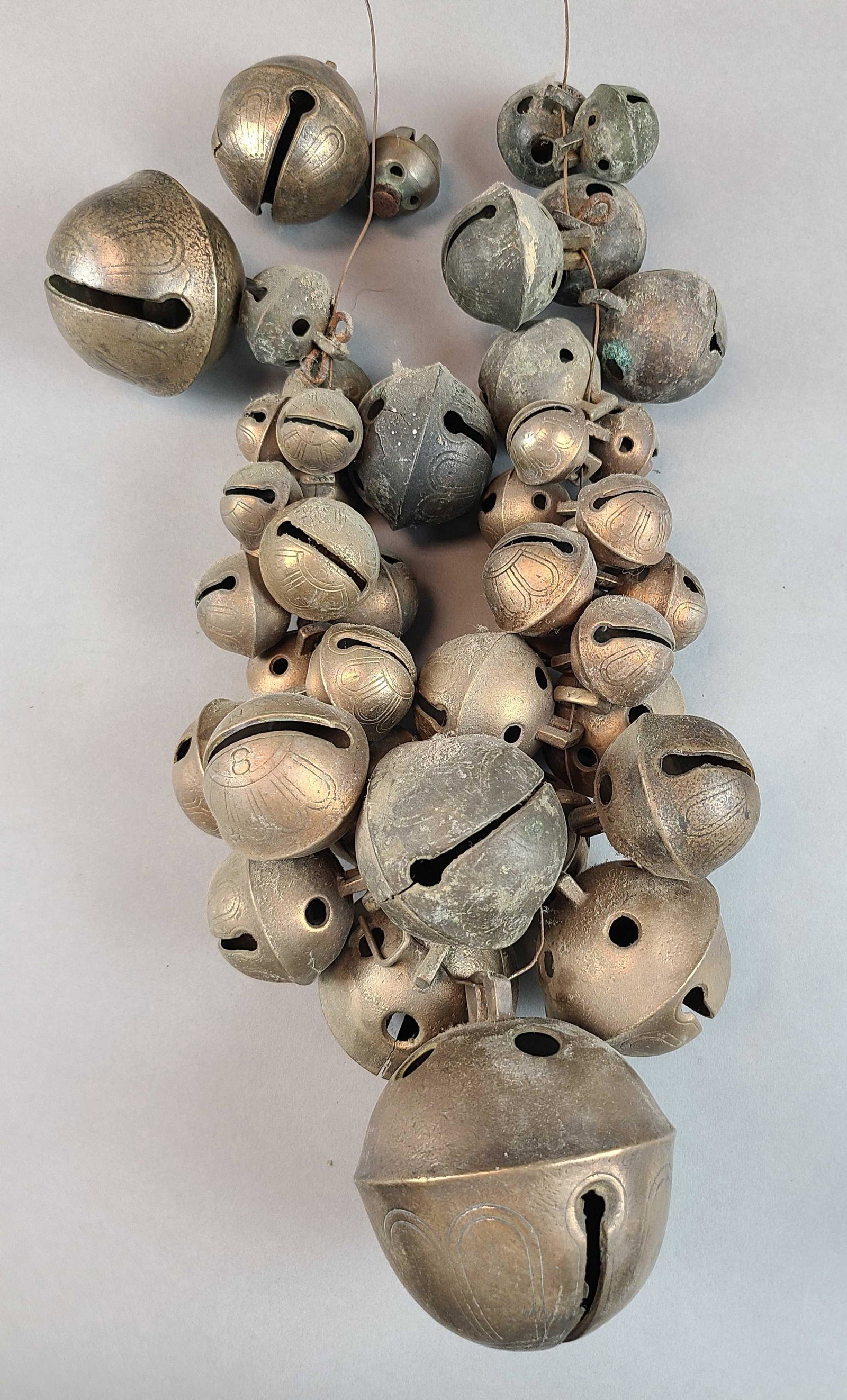 Group of Brass Sleigh Bells (1 of 5)