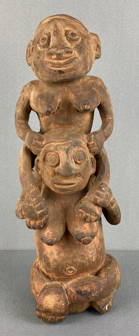 African Wood Carved Tribal Figure (1 of 4)