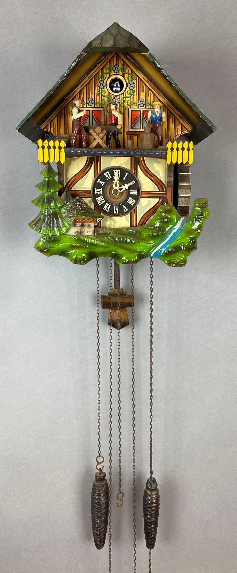 West Germany Swiss Mill Working Cuckoo Clock (1 of 5)