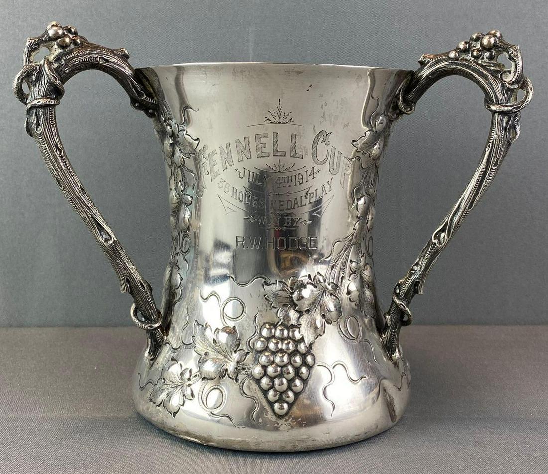 Sterling Silver Engraved Golf 36 Holes Medal Play Fennell Cup (1 of 6)
