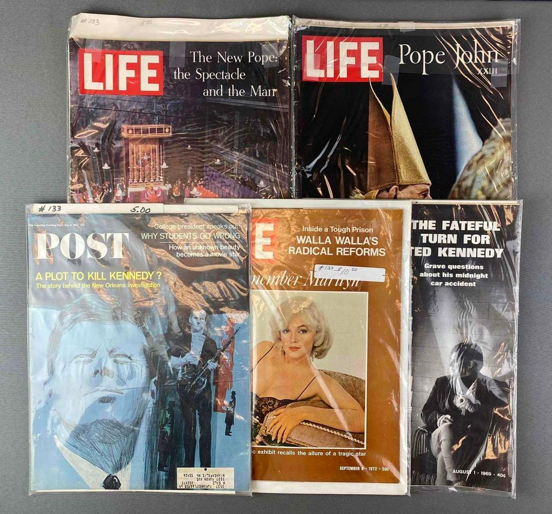 Group of 5 LIFE and POST Magazines (1 of 4)