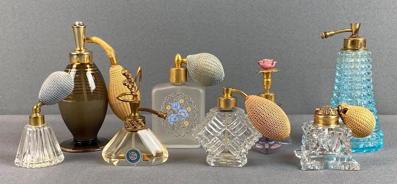 Group of 8 Assorted Glass Perfume Bottles (1 of 4)