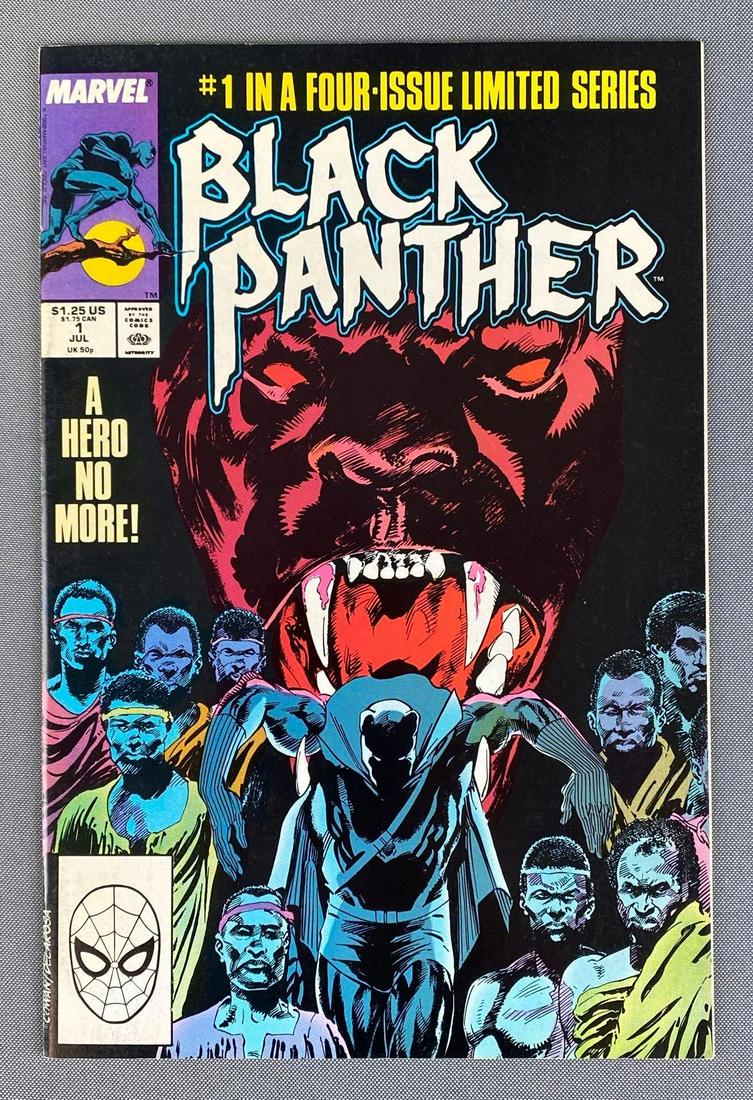 Marvel Comics Black Panther No. 1: July 1988, Modern Age, $1.25, bagged and boarded.