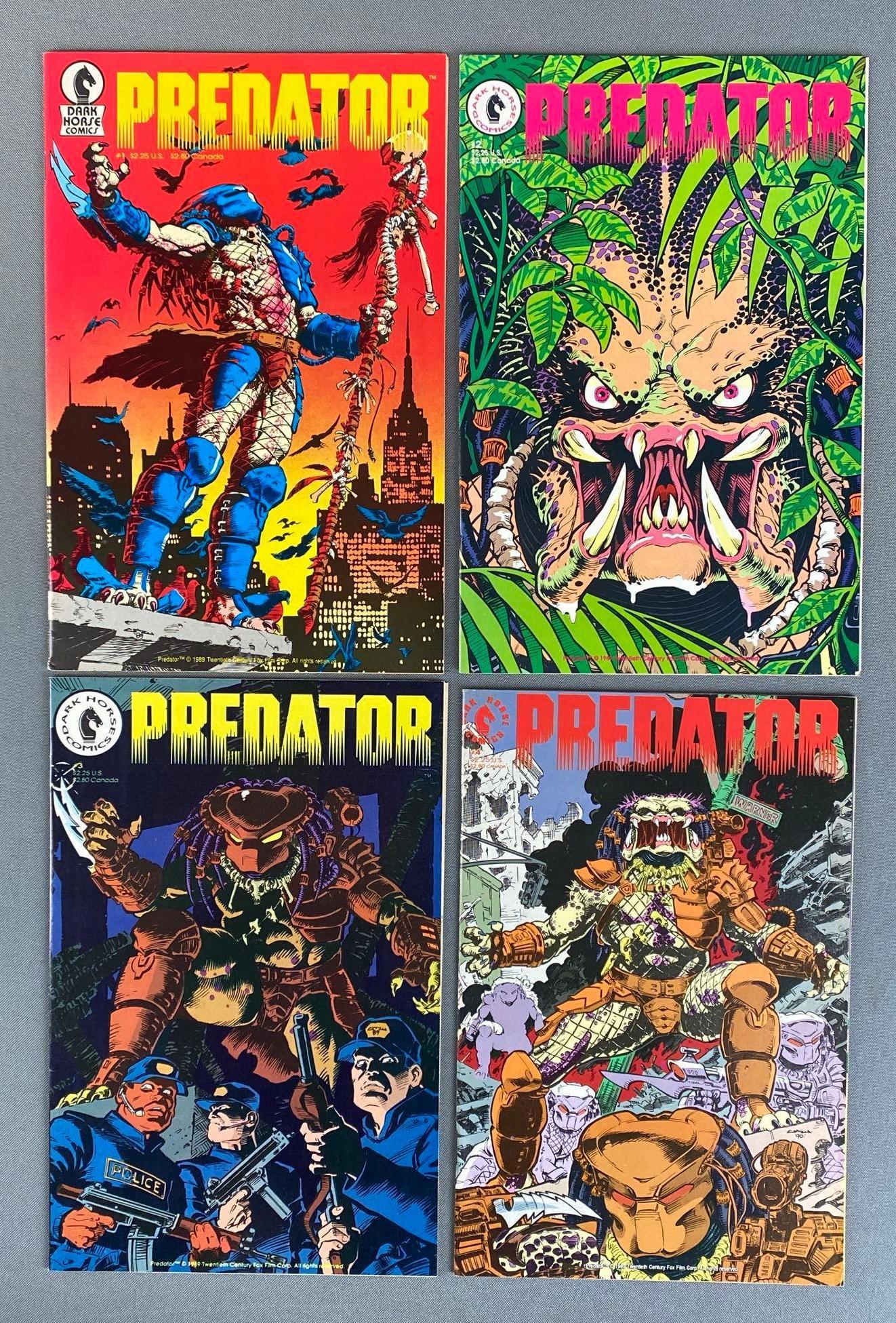 Group of 4 Dark Horse Predator Comic Books (1 of 6)