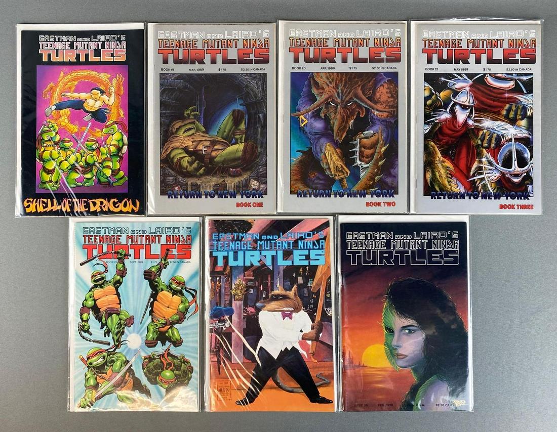Group of 7 Assorted Teenage Mutant Ninja Turtles Comic Books (1 of 3)