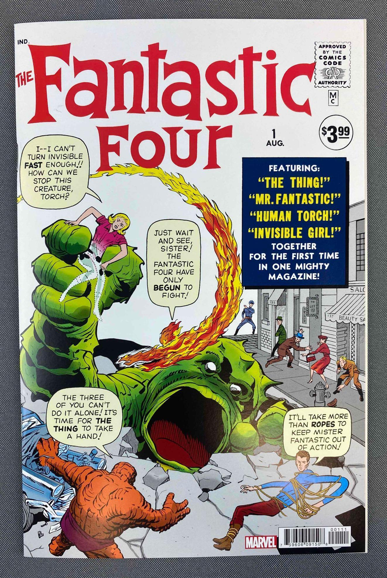 Marvel Comics The Fantastic Four No. 1  Facsimile Edition (1 of 8)
