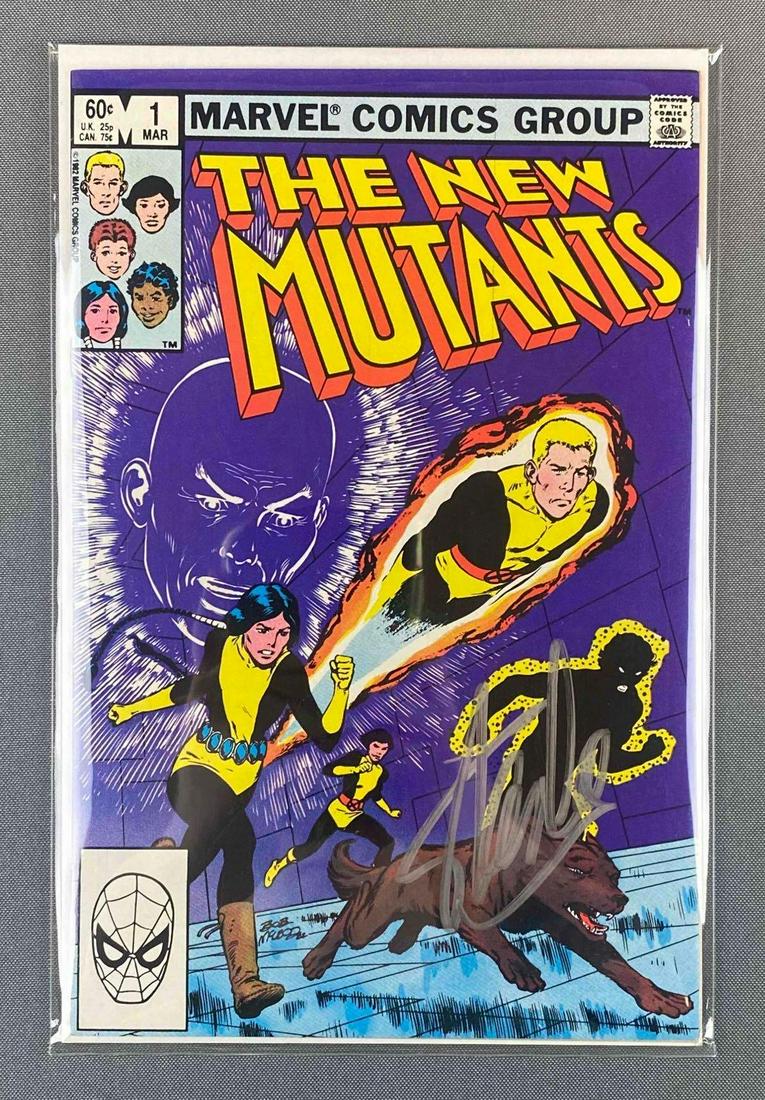 Marvel Comics The New Mutants No. 1 Signed by Stan Lee (1 of 5)