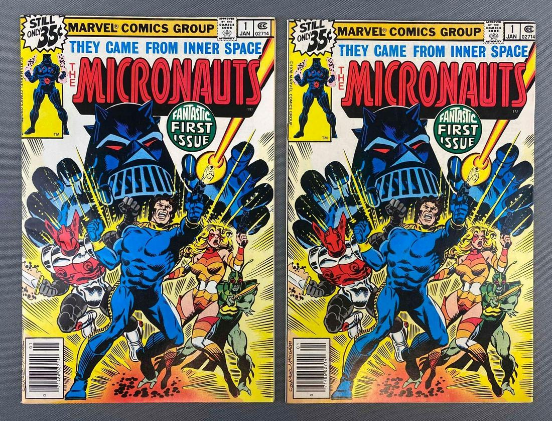 Group of 2 Marvel Comics Micronauts No. 1 (1 of 10)