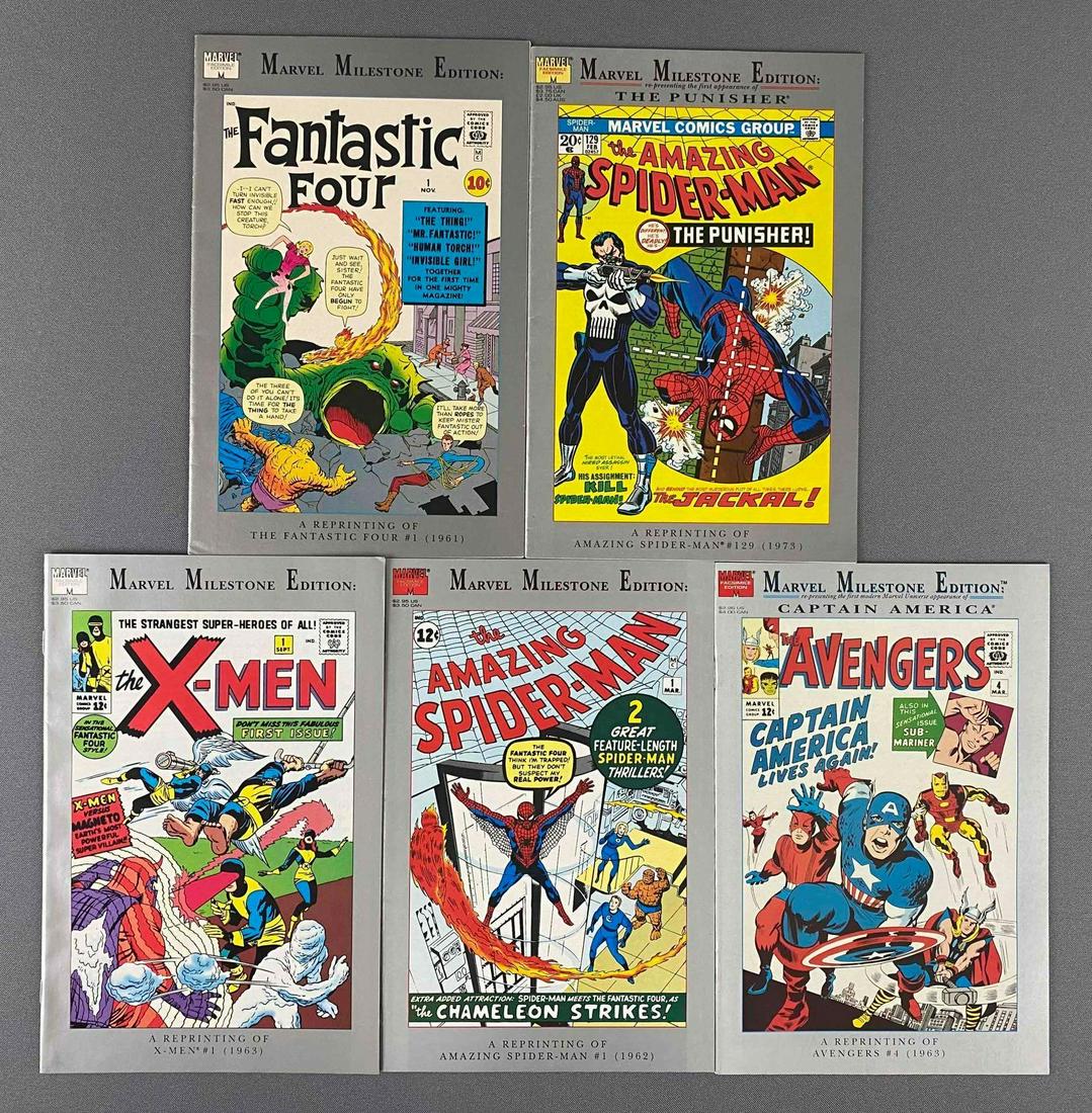 Group of 5 Marvel Milestone Edition Comic Books (1 of 3)