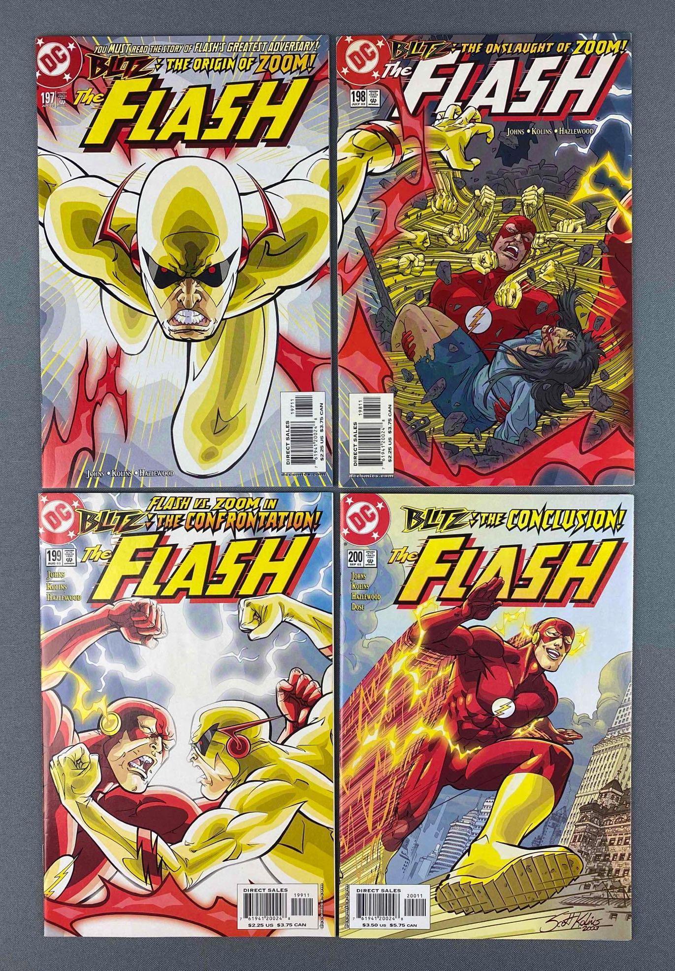 Group of 4 DC The Flash Blitz The Origin of Zoom (1 of 7)