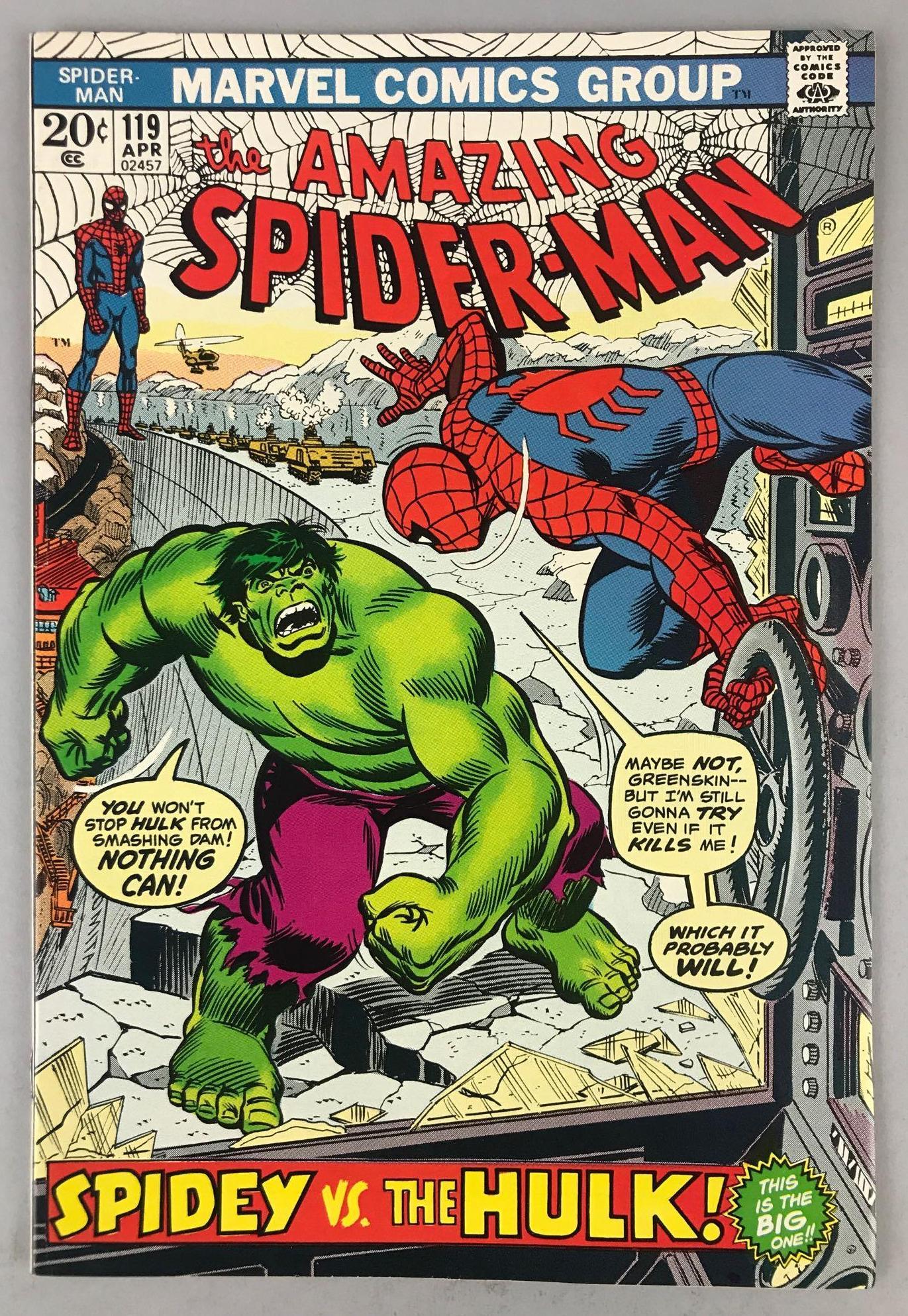 Marvel Comics Amazing Spider-Man no. 119 comic book (1 of 8)