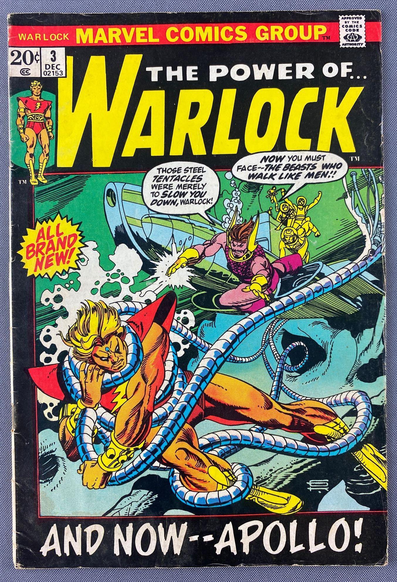 Marvel Comics Warlock No. 3 Comic Book (1 of 8)