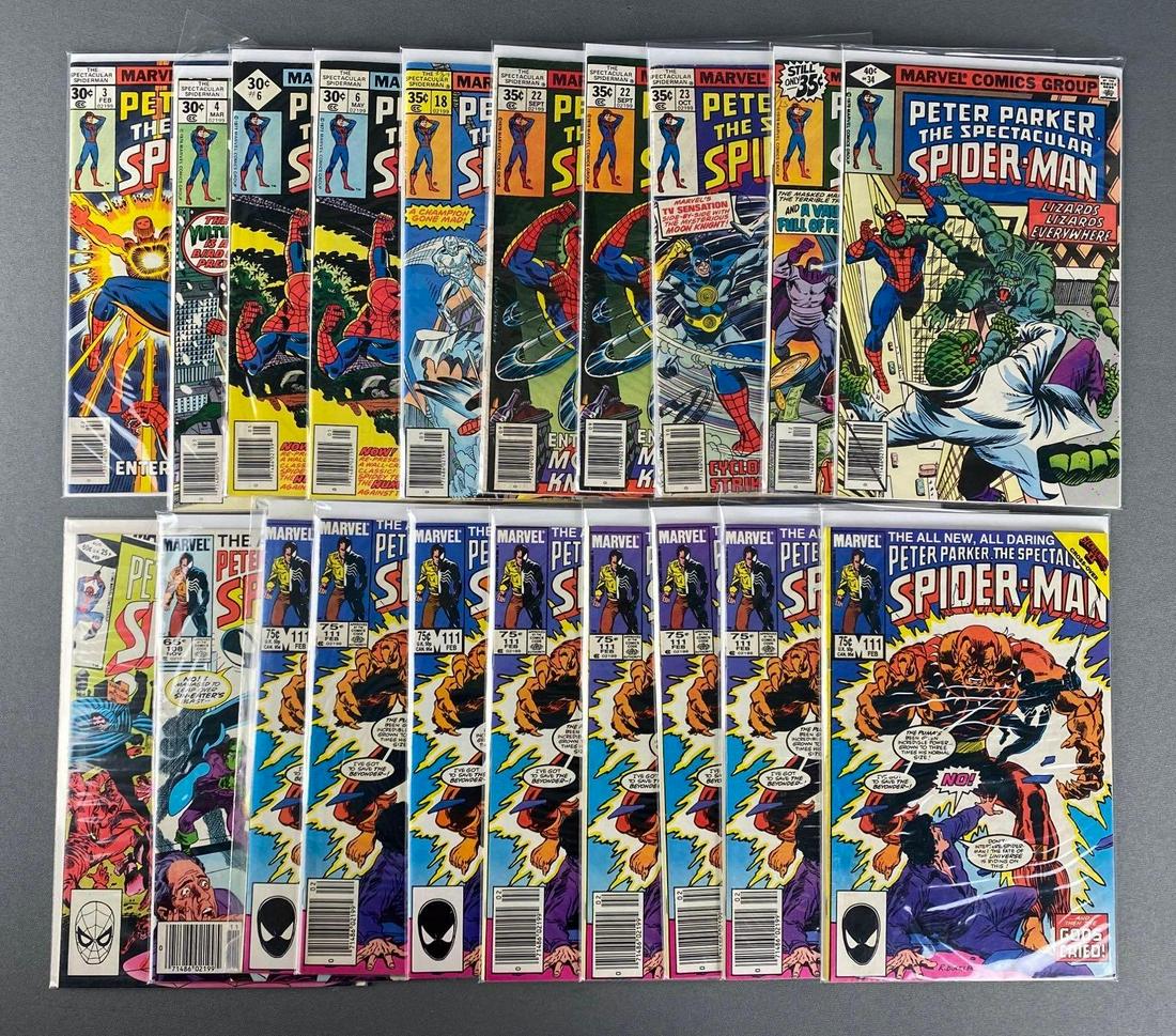 Group of 20 Marvel The Spectacular Spider-Man Comic Books (1 of 4)