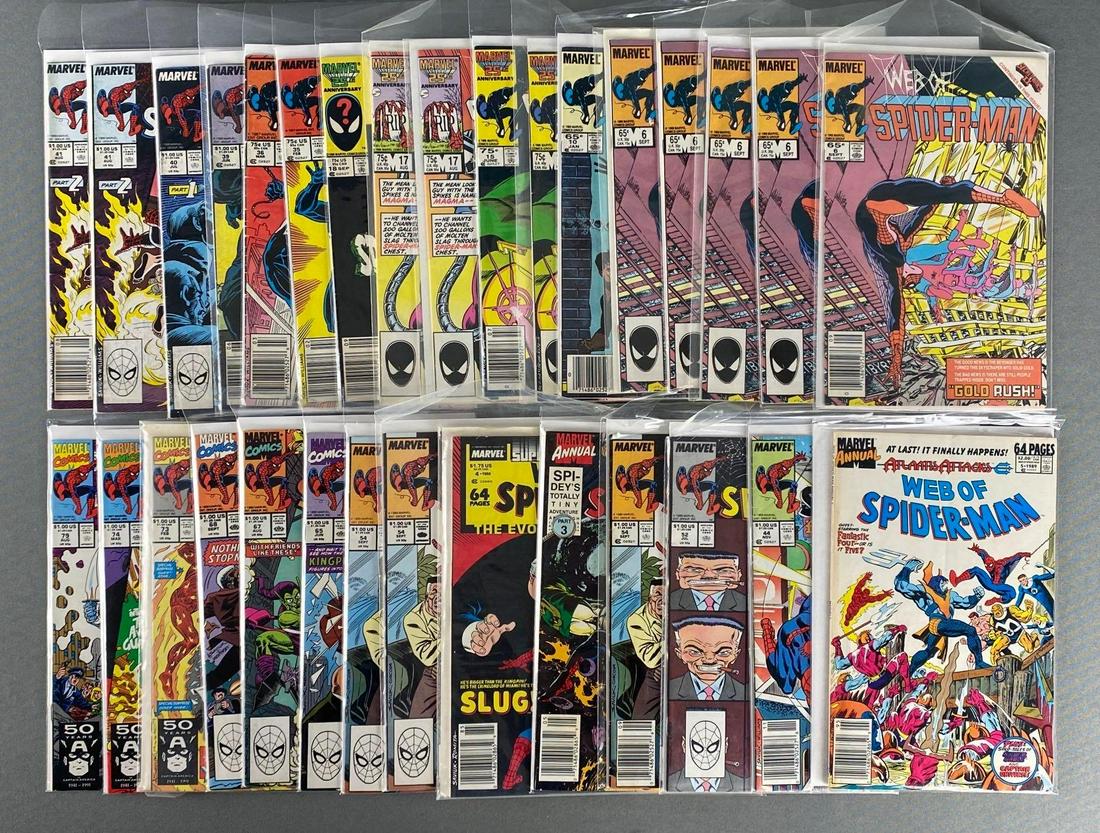 Group of 30+ Marvel Web of Spider-Man Comic Books (1 of 5)