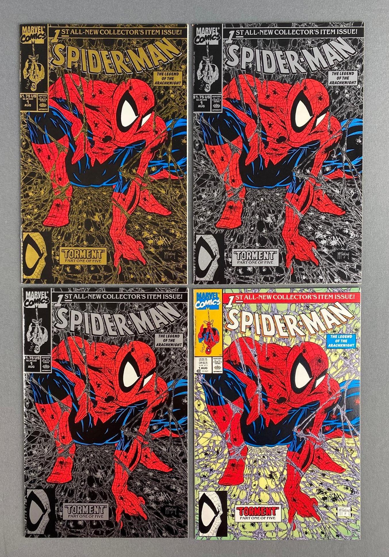 Group of 4 Marvel Comics Spider-Man No. 1 (1 of 6)