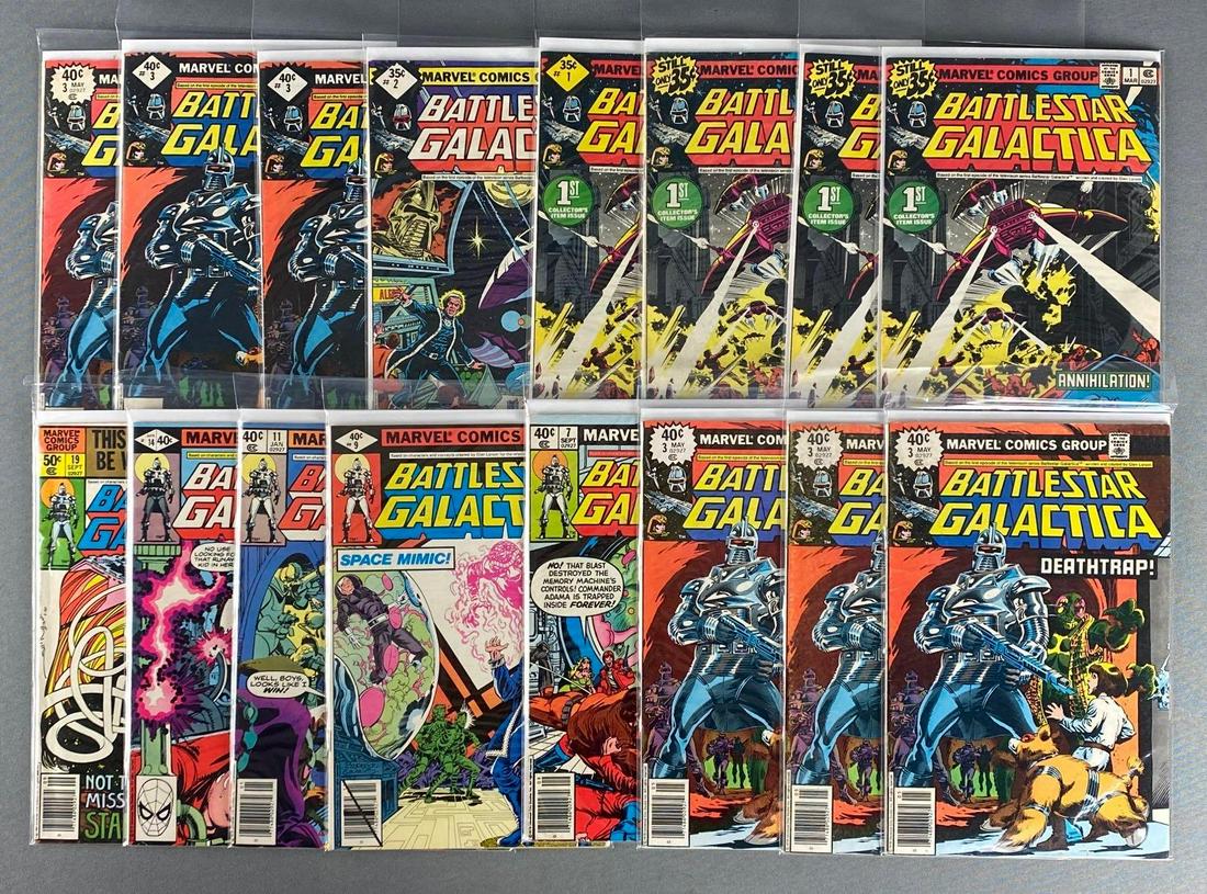 Group of 16 Marvel Battlestar Galactica Comic Books (1 of 3)