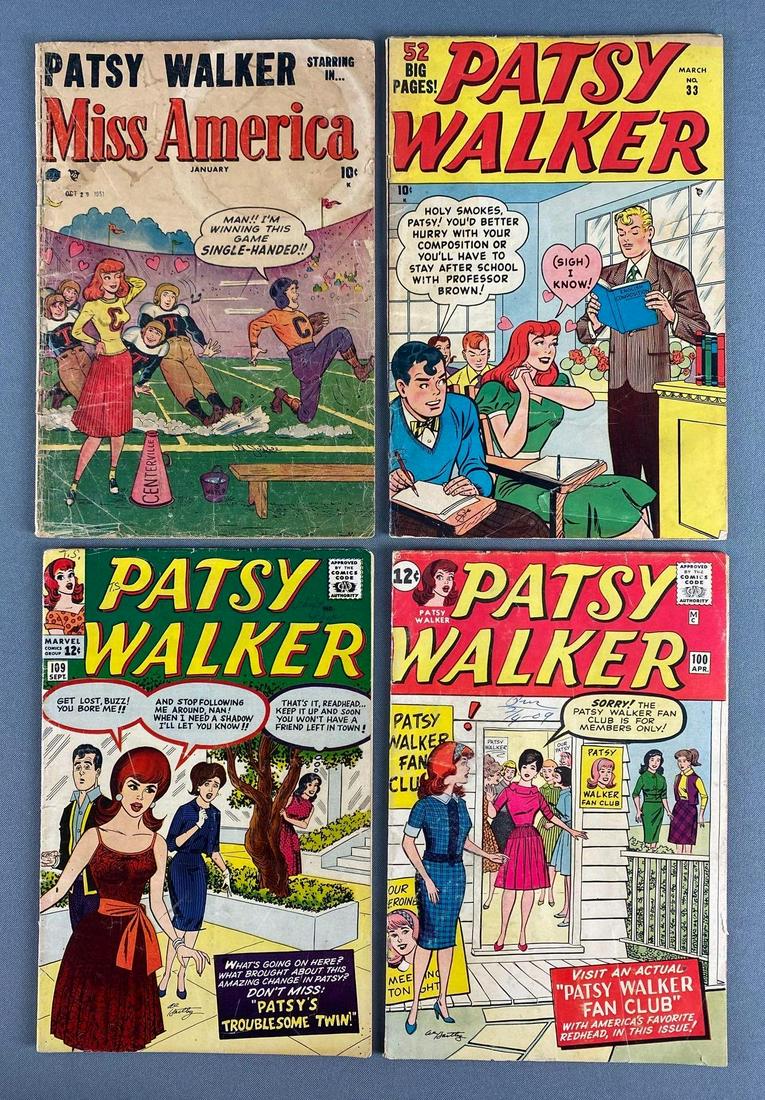 Group of 4 Atlas/Marvel Patsy Walker Comic Books (1 of 7)
