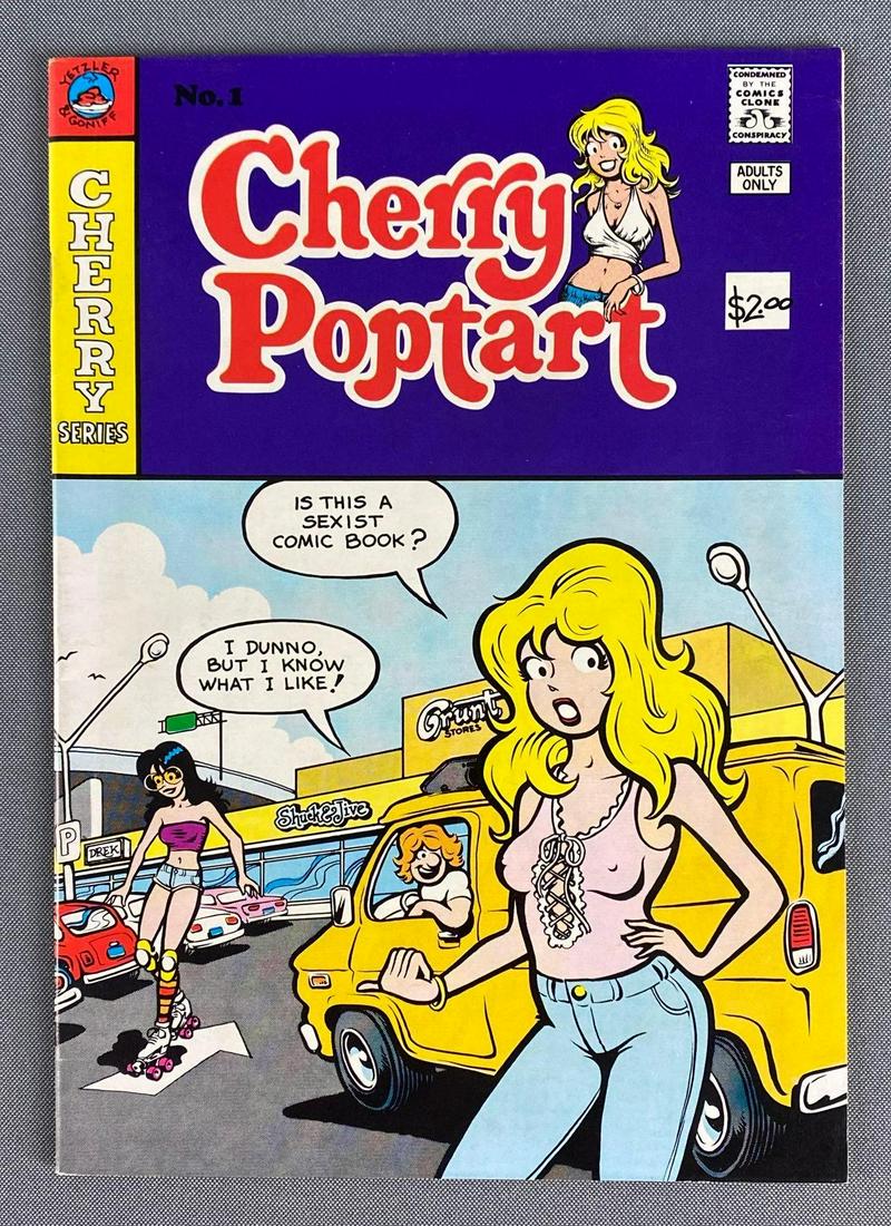 Yetzler and Goniff Cherry Poptart No. 1 Adult Comic Book: 1982, Bronze Age, $2.00, bagged.
