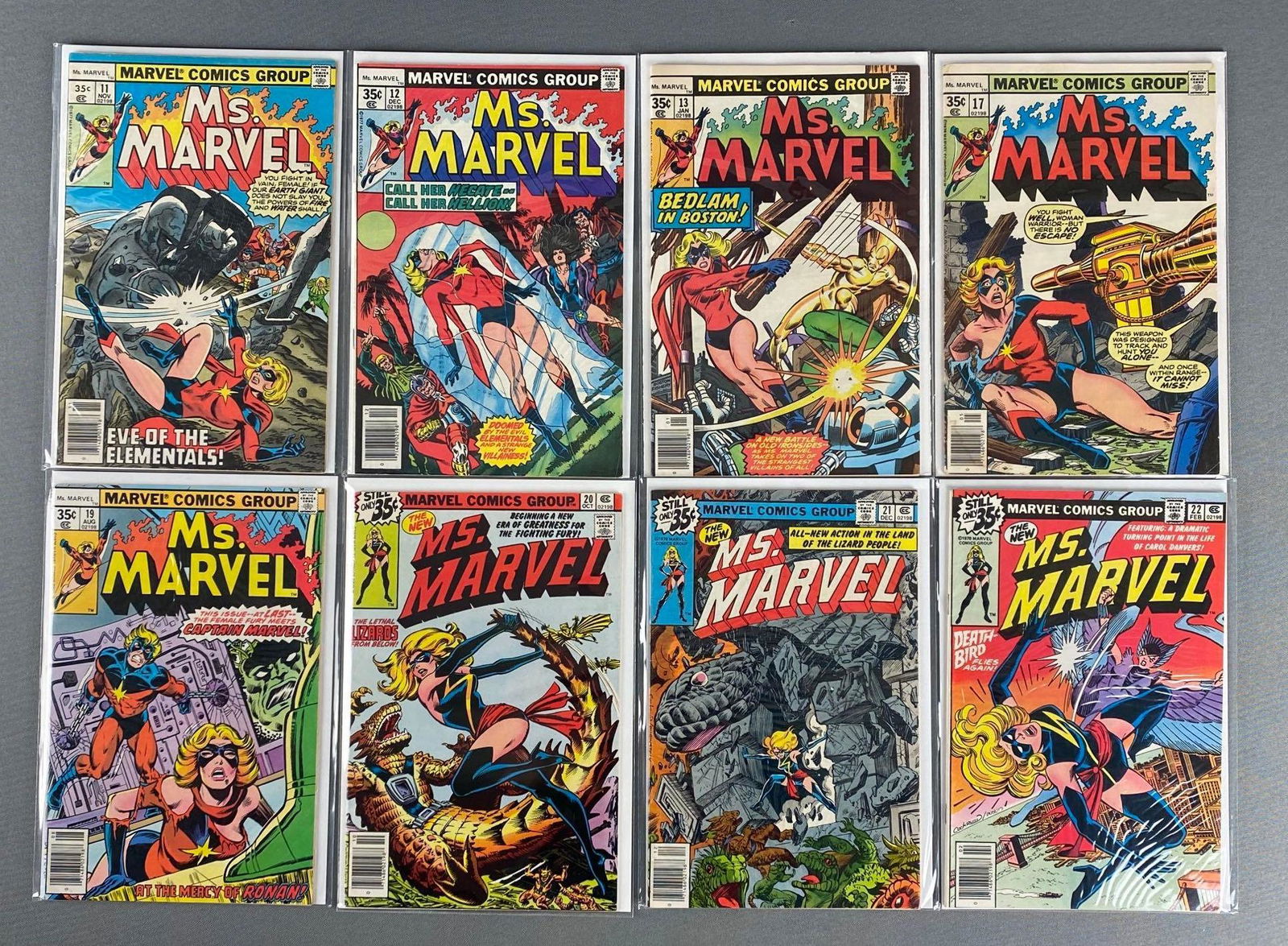 Group of 8 Marvel Ms. Marvel Comic Books (1 of 3)
