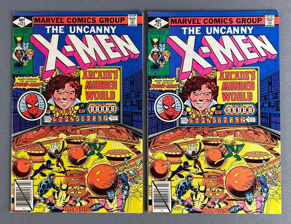 Group of 2 Marvel Comics The Uncanny X-Men No. 123 (1 of 10)