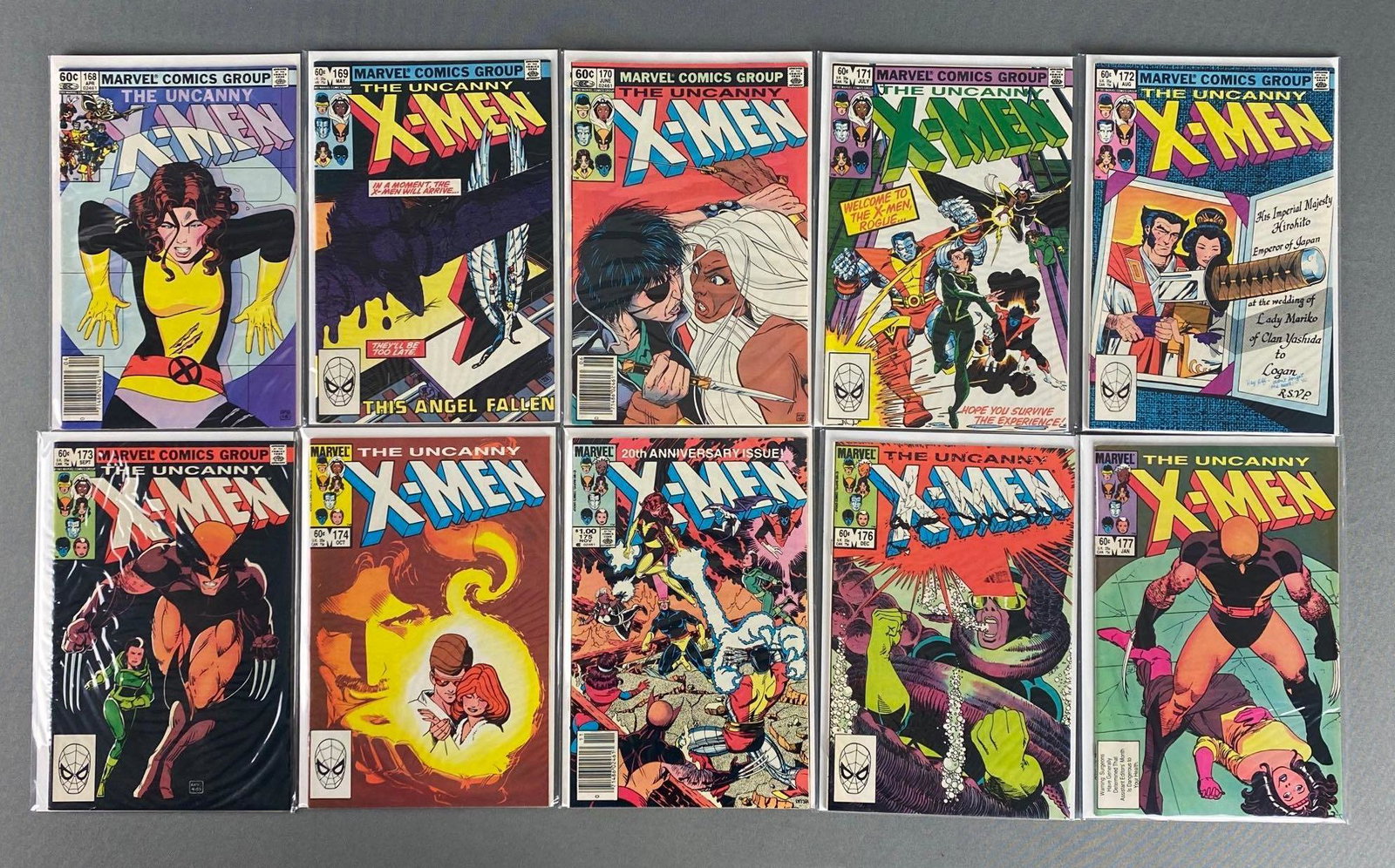 Group of 10 Marvel Uncanny X-Men Comic Books (1 of 3)