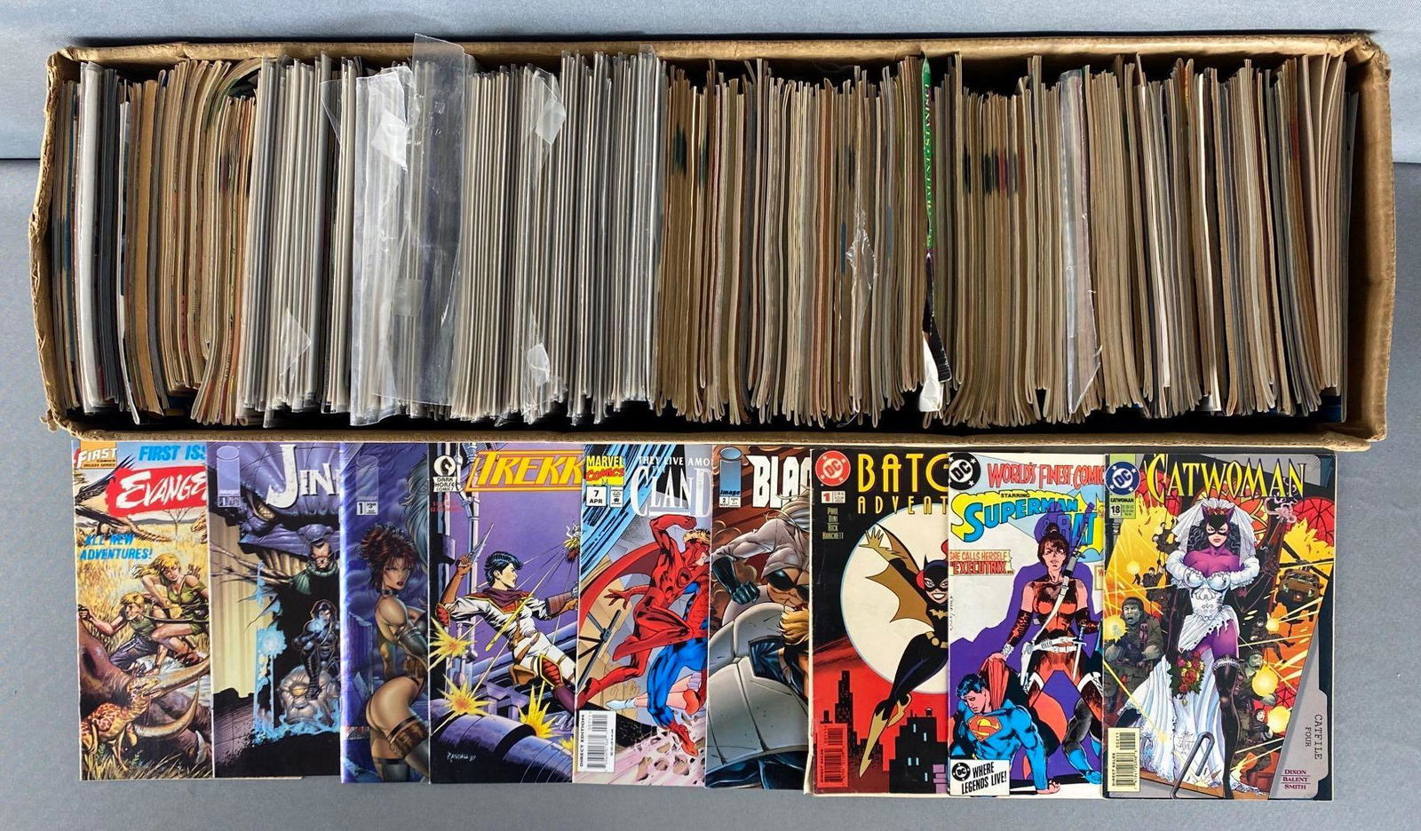 Long Box of Assorted Comic Books (1 of 3)