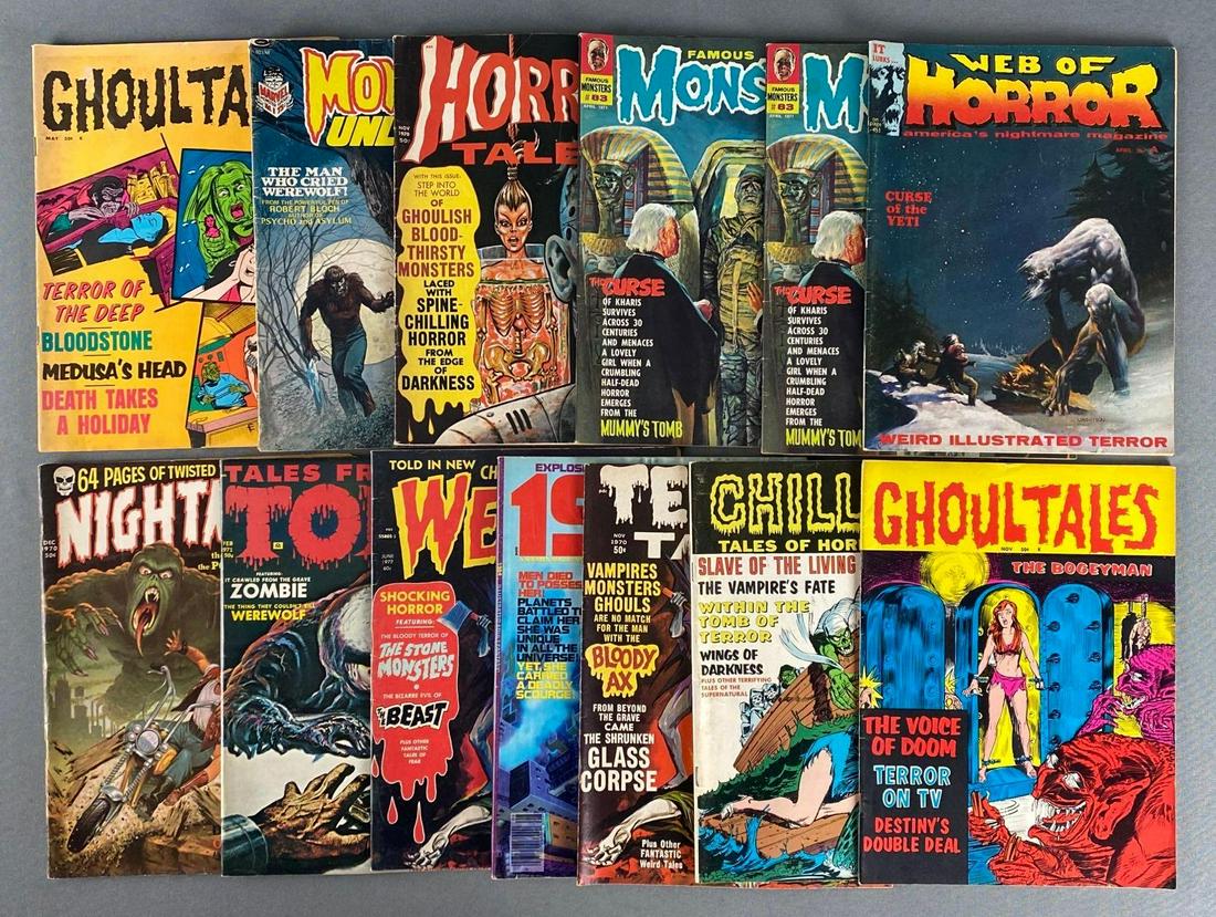 Group of 13 Assorted Horror Magazines (1 of 5)