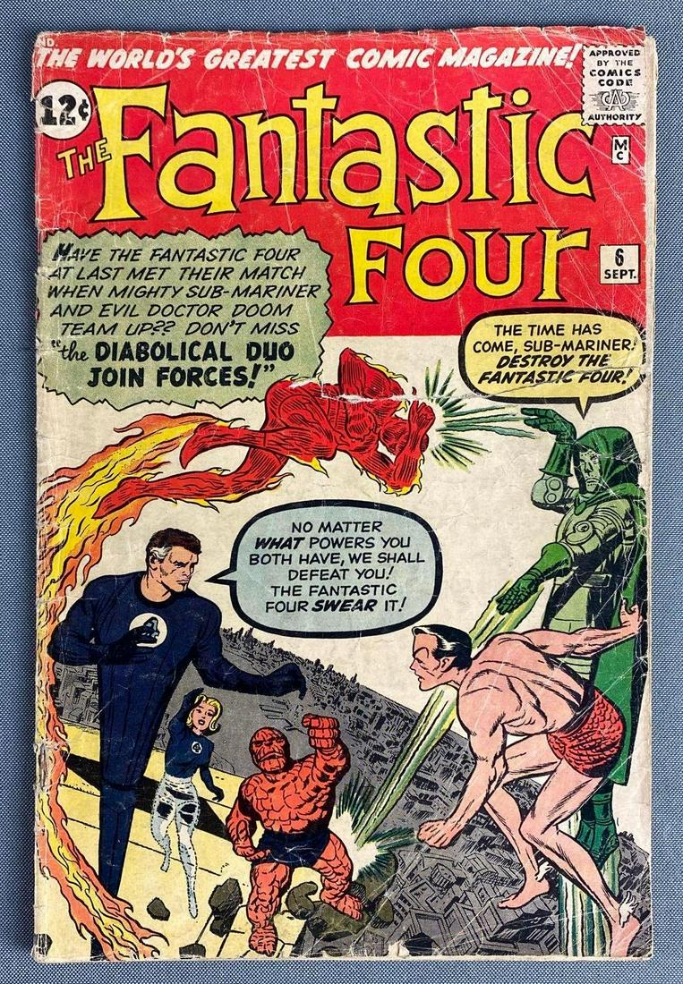 Marvel Comics The Fantastic Four No. 6 (1 of 9)