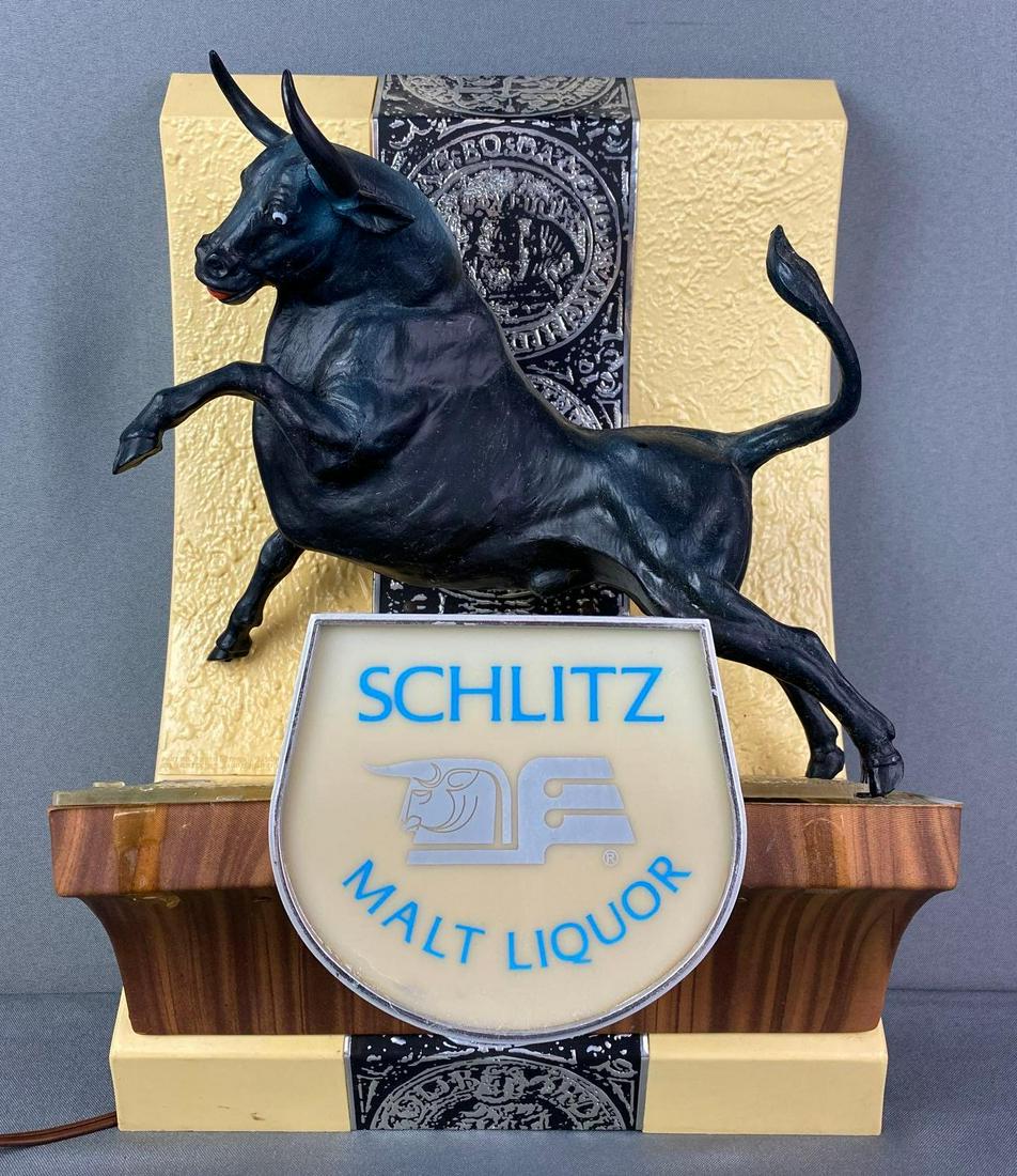 Schlitz Malt Liquor Light-Up Advertising Sign (1 of 6)