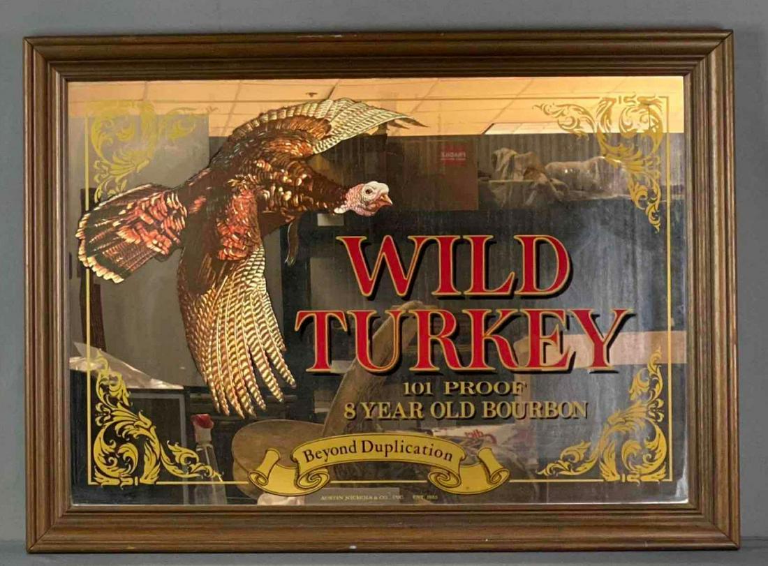 Wild Turkey Advertising Liquor Mirror
