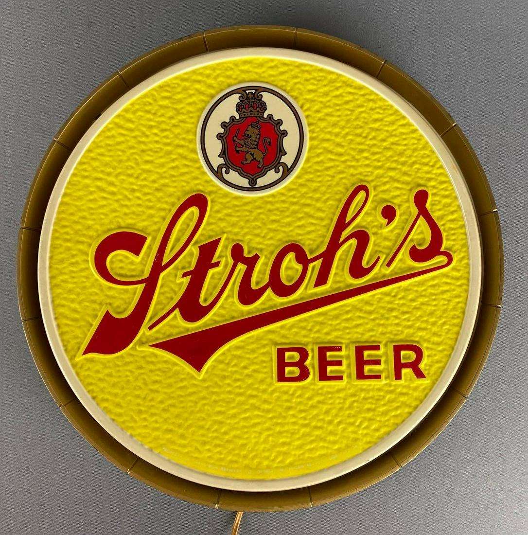 Strohs Light Up Advertising Beer Sign (1 of 6)