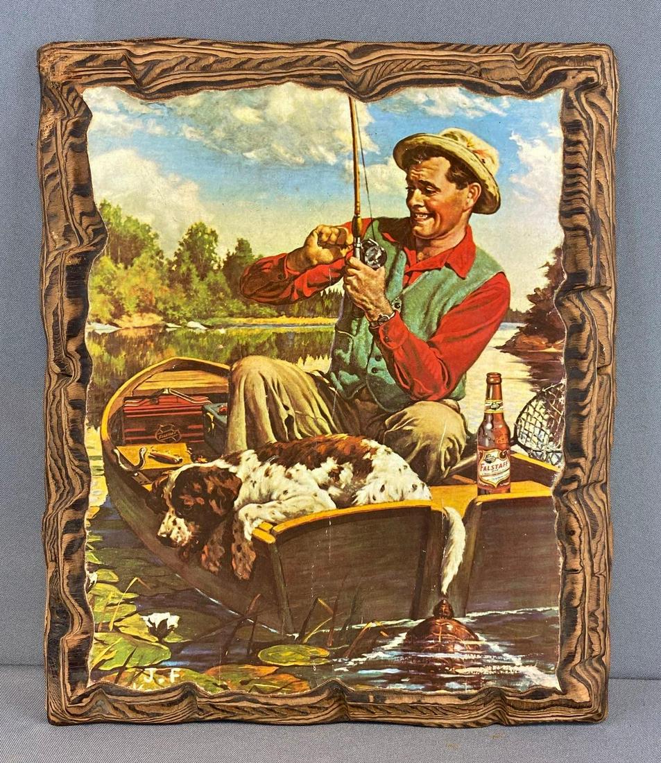 Falstaff Advertising Beer Sign (1 of 2)