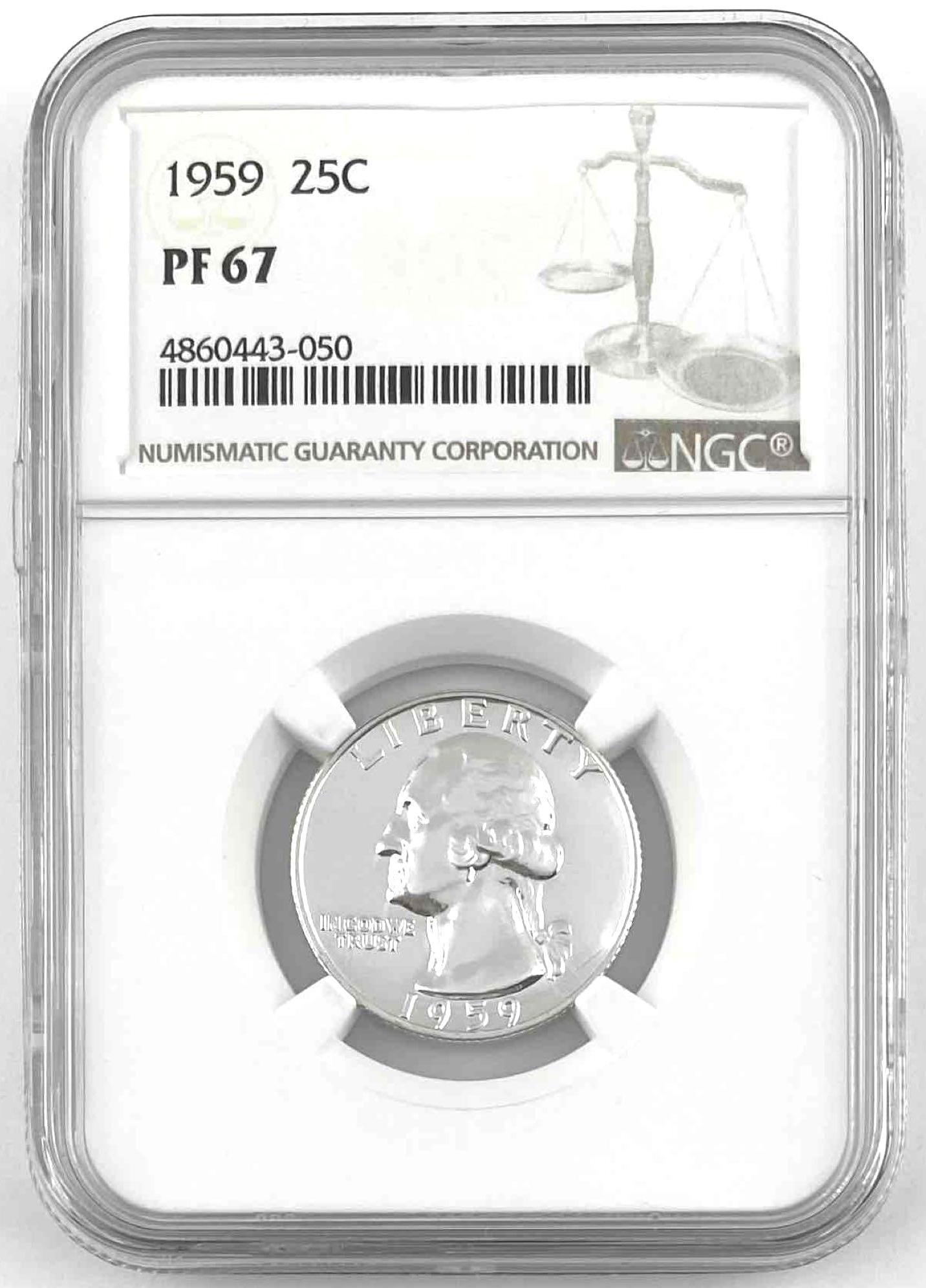 1959 Washington Quarter Proof NGC PF67 (1 of 2)