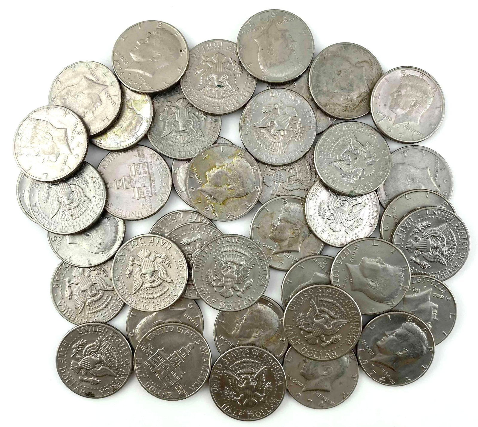 Group of 40 Kennedy Half Dollars (1 of 1)