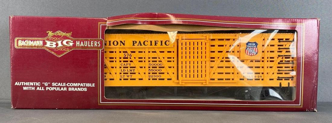 Bachmann Big Haulers G Scale No. 576 Train Car: Union Pacific, untested, box measures 7 3/4 x 22 x 4 3/4in.