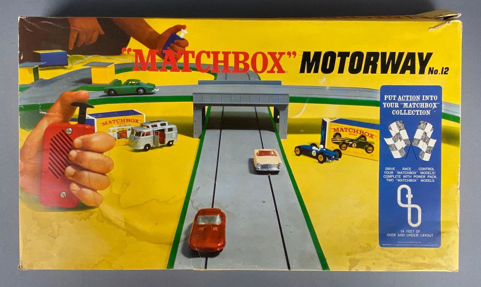 Vintage matchbox store track