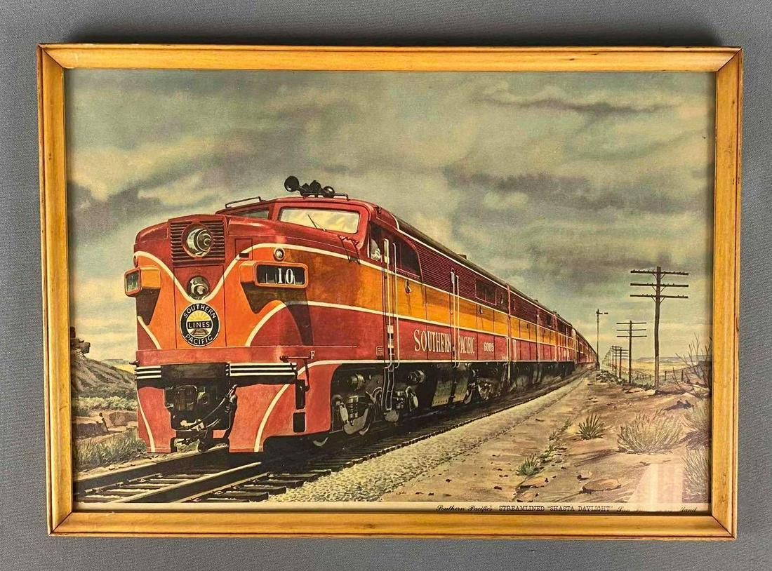 Framed Print Of The Southern Pacific Train (1 of 2)