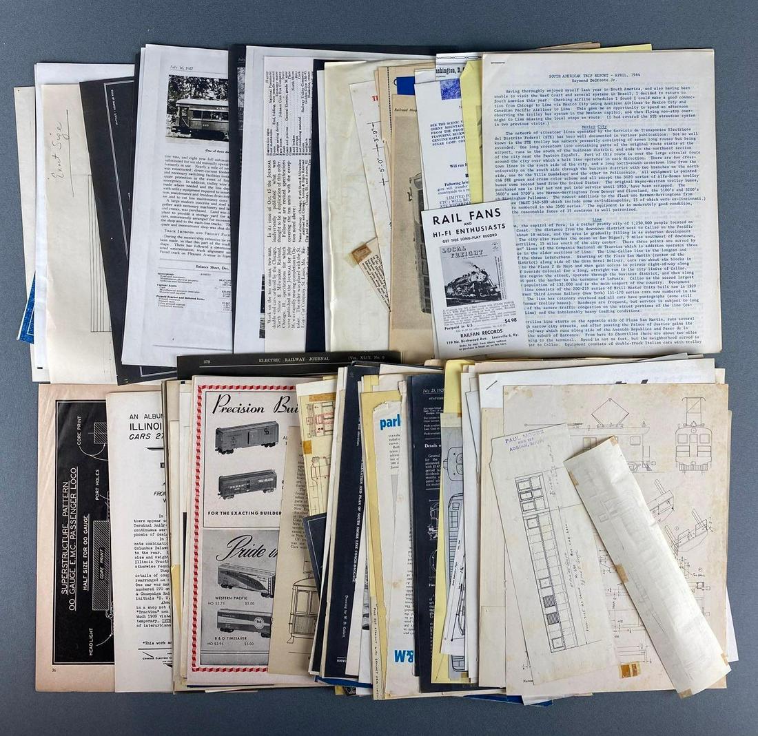 Group of Railroad Ephemera (1 of 4)